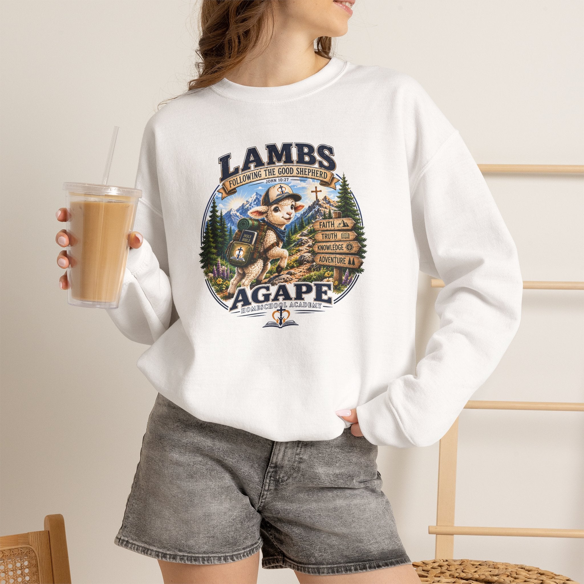 Lambs Agape Homeschool Academy Sweatshirt