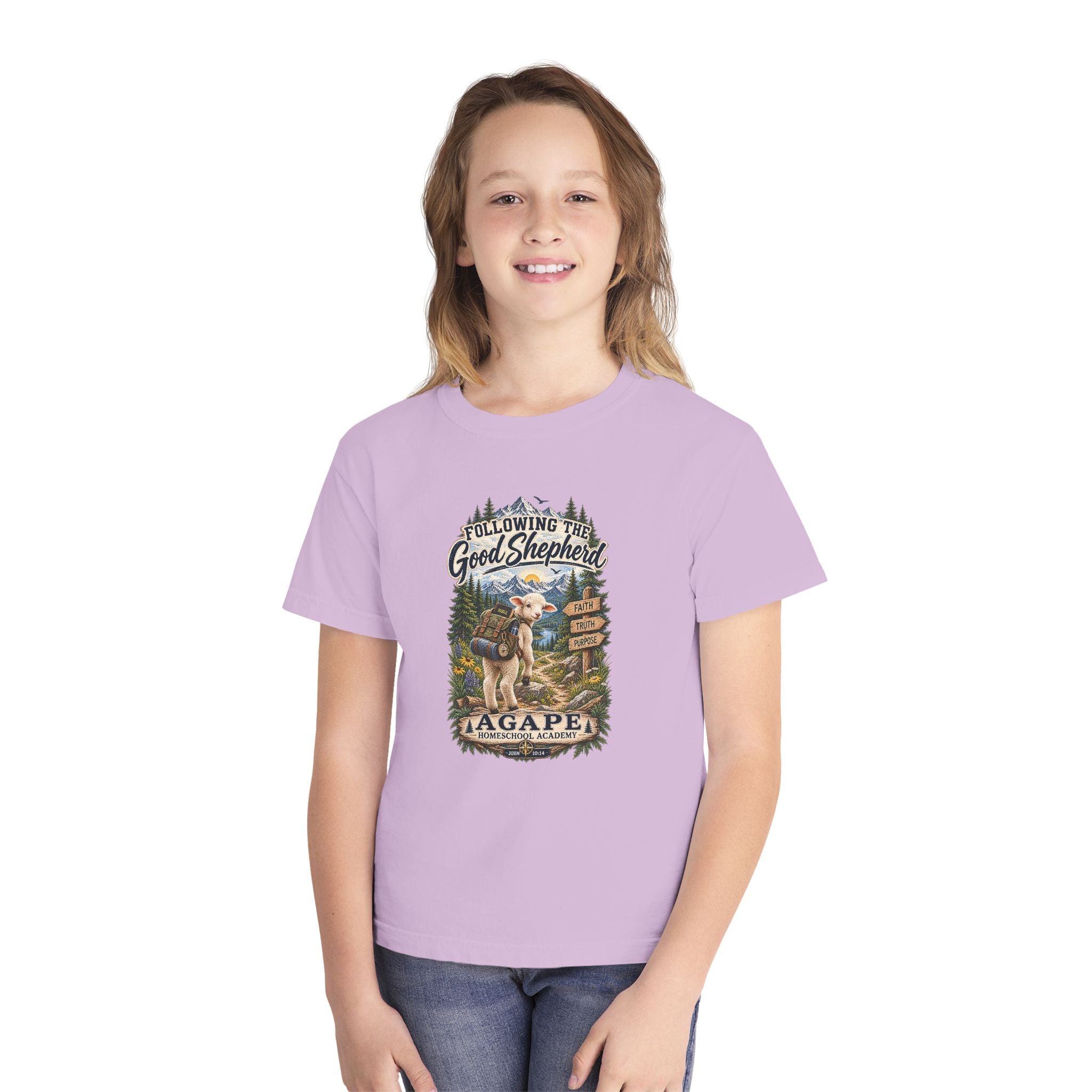 Lambs Agape Homeschool Academy Good Shepherd Tee