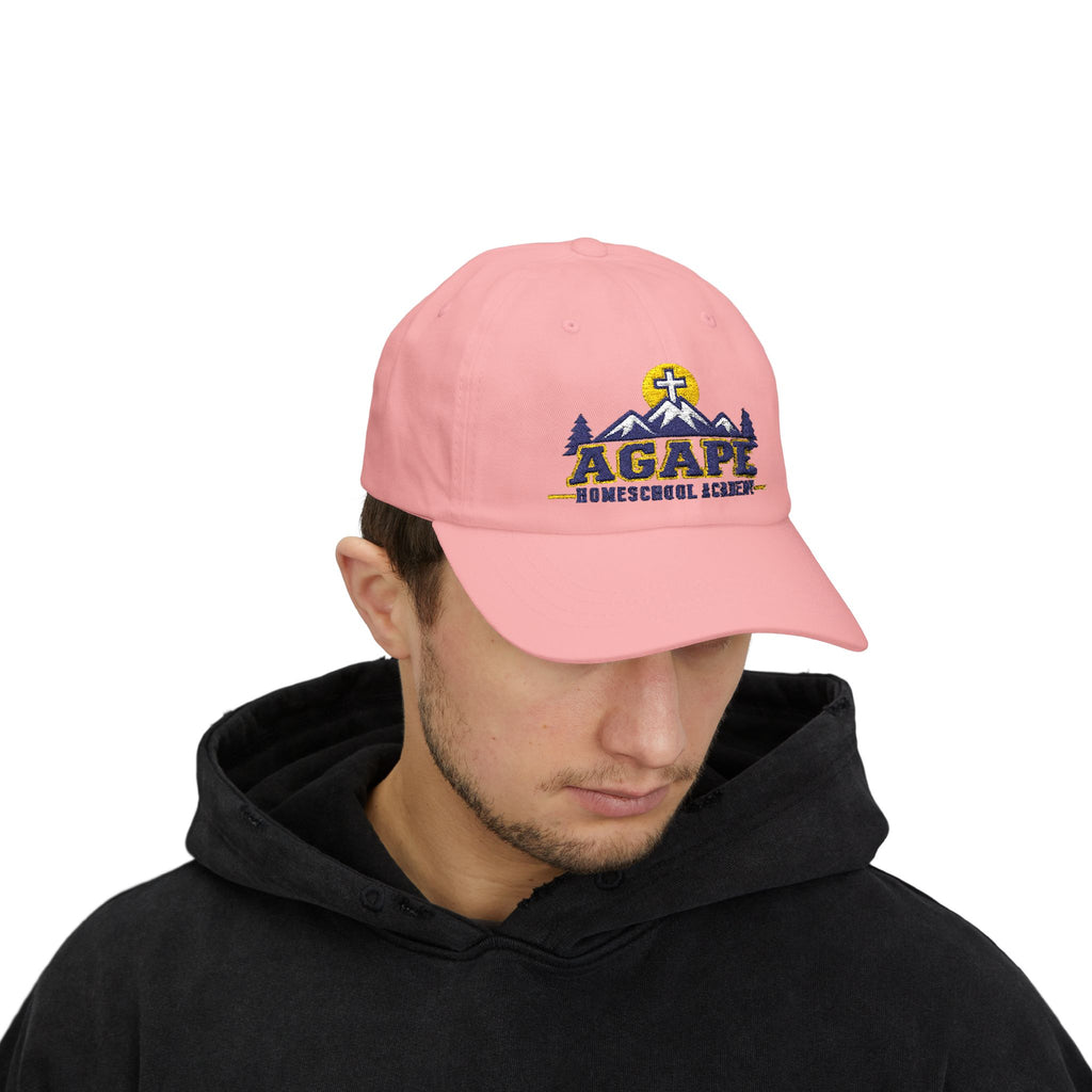 Agape Homeschool Academy Embroidered Mountain Dad Hat