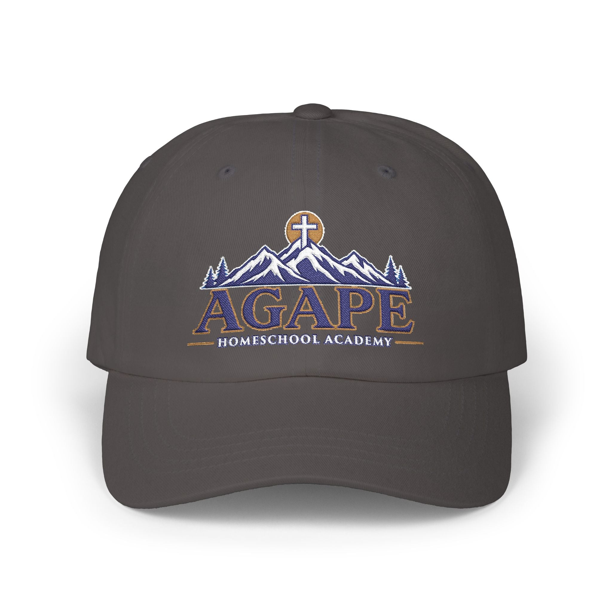 Agape Homeschool Academy Embroidered Mountain Dad Hat