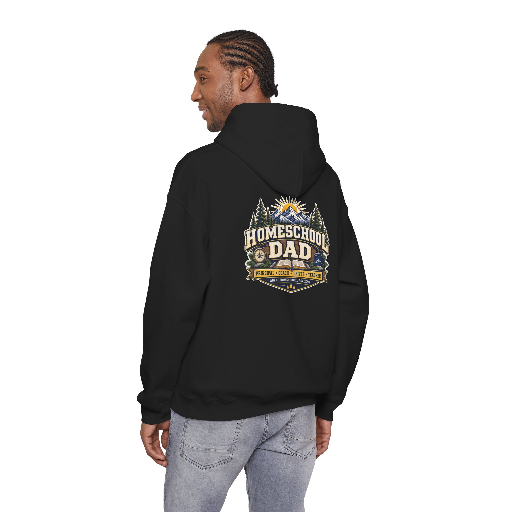 Agape Homeschool Academy Dad Pullover Hoodie