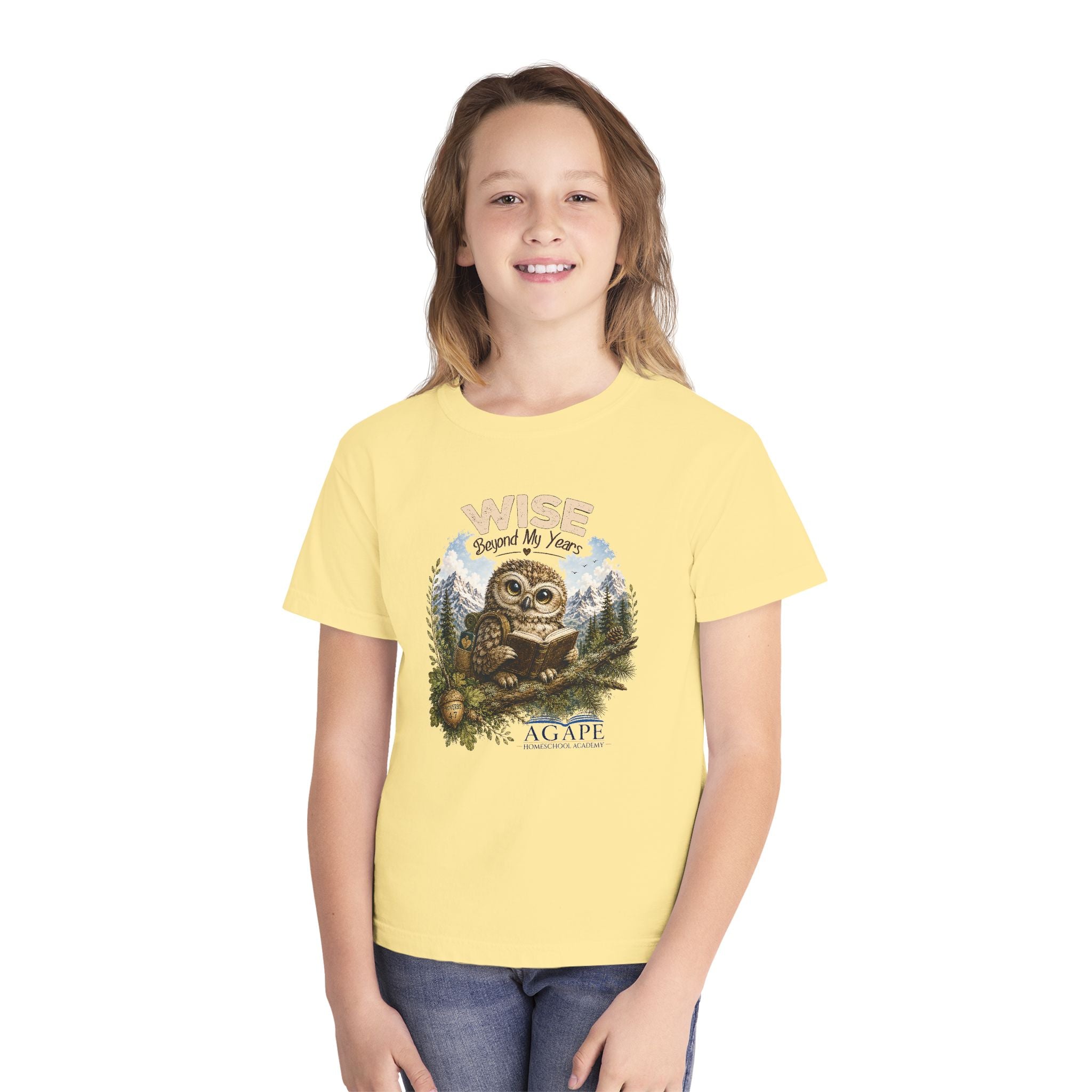 Doves Wise Beyond My Years Owl Tee
