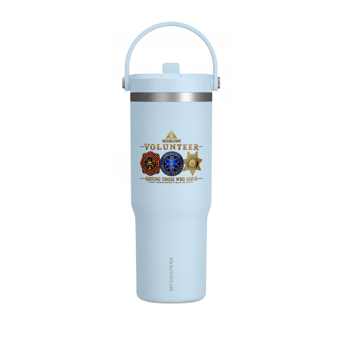 Refuge Point - Volunteer 32oz HydraPeak Nomad Tumbler, First Responder Insulated Travel Cup