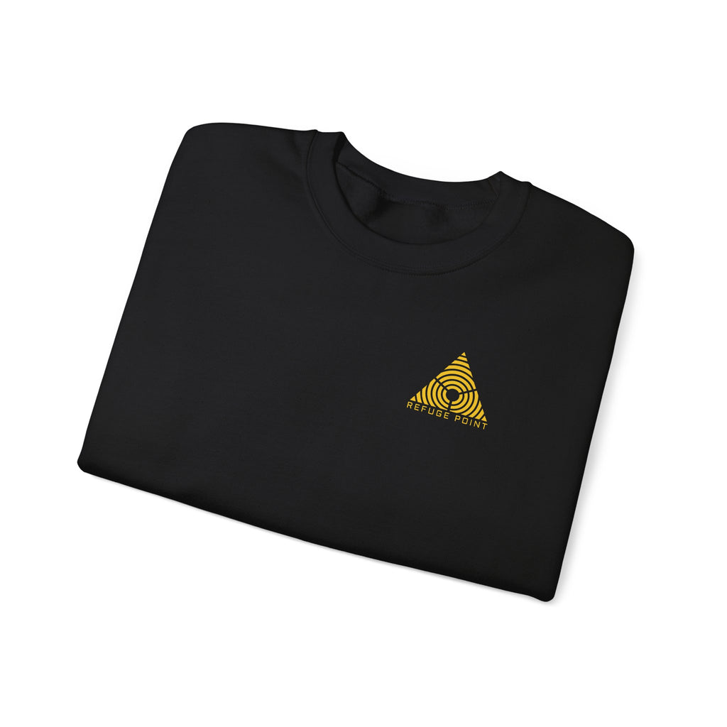 Refuge Point - Blessed Are the Peacemakers Crewneck Sweatshirt (Back Print), Matthew 5:9, First Responder Support Sweatshirt