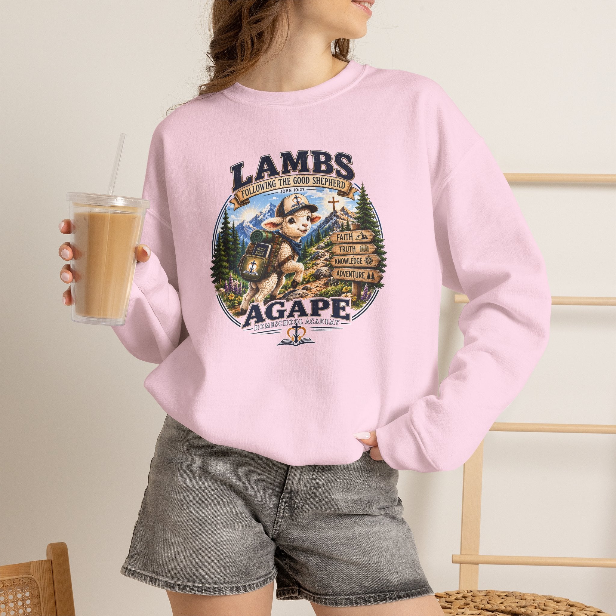 Lambs Agape Homeschool Academy Sweatshirt