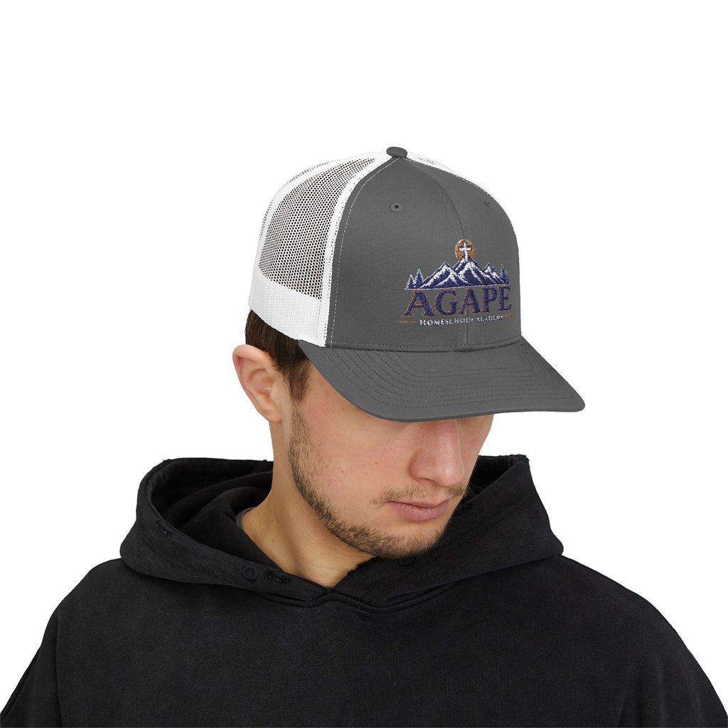 Agape Homeschool Academy Mountain Trucker Hat