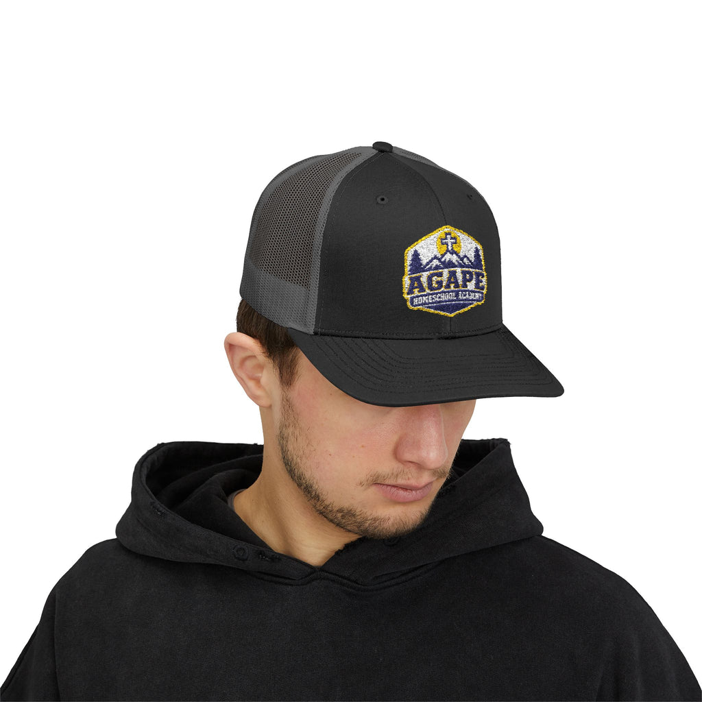 Copy of Agape Homeschool Academy Badge Trucker Hat