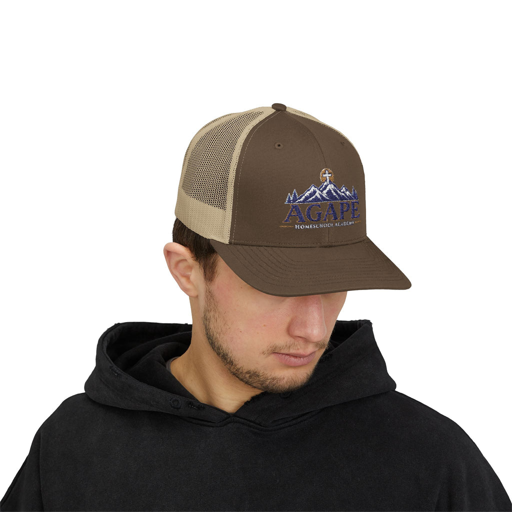 Agape Homeschool Academy Mountain Trucker Hat