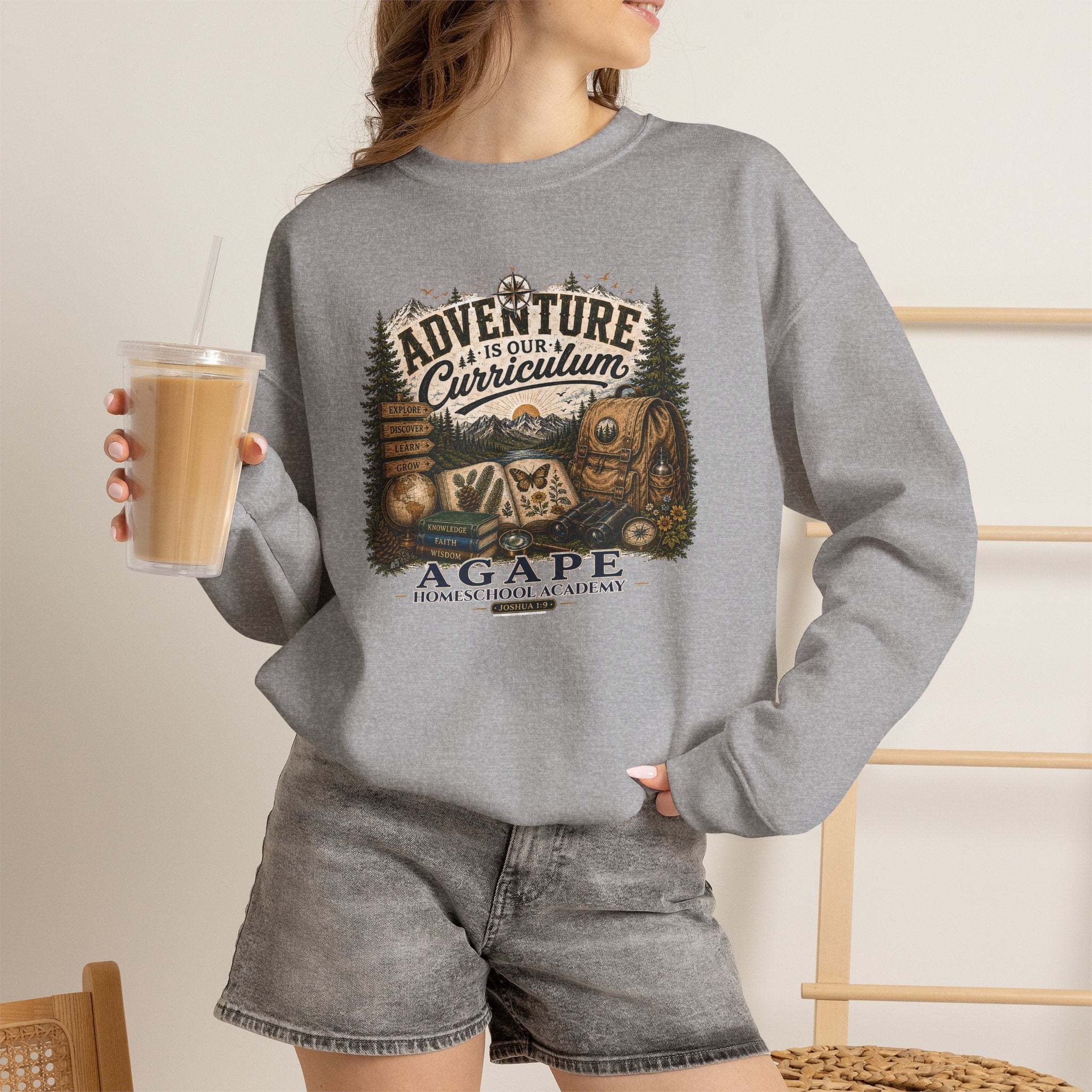 Lions Agape Homeschool Academy Adventure Sweatshirt