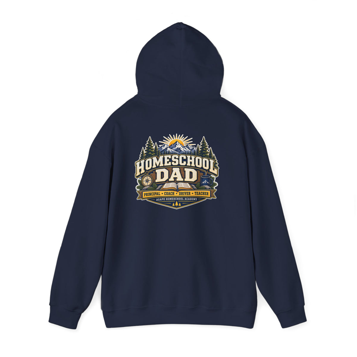 Agape Homeschool Academy Dad Pullover Hoodie