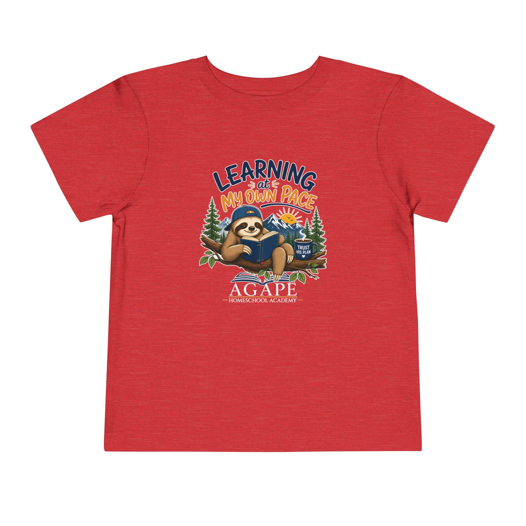 Tots Learning At My Own Pace Sloth Tee
