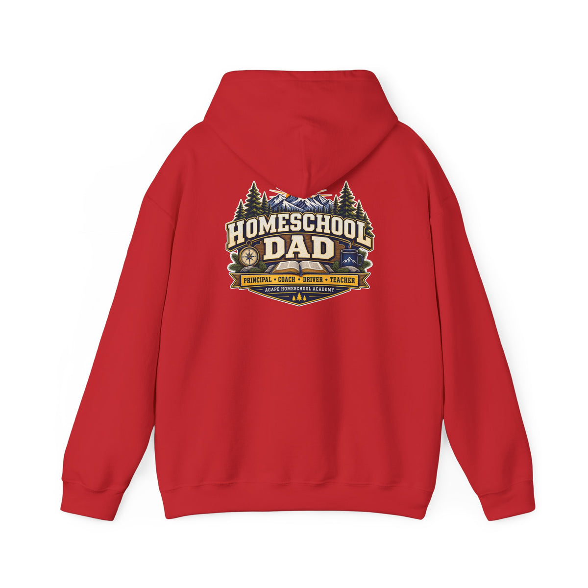Agape Homeschool Academy Dad Pullover Hoodie