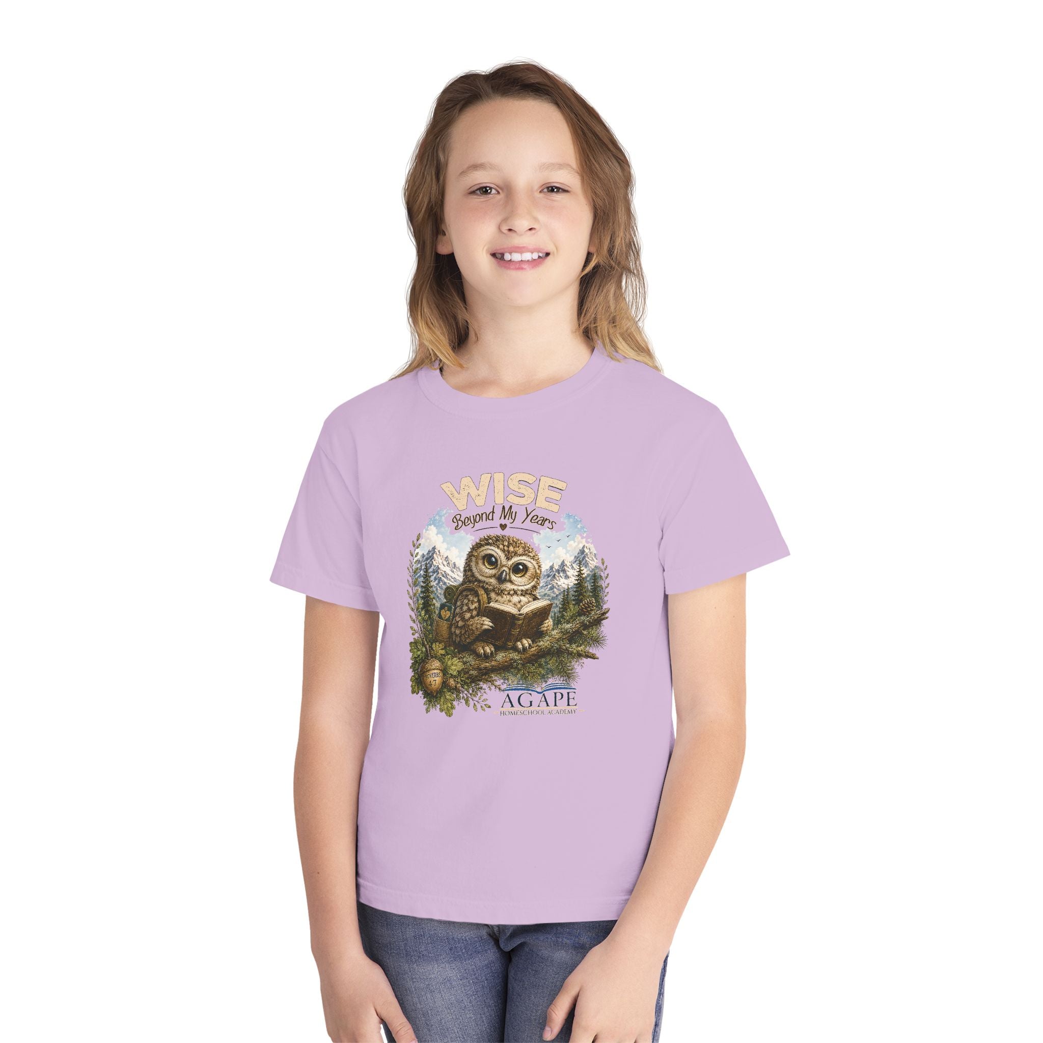 Doves Wise Beyond My Years Owl Tee