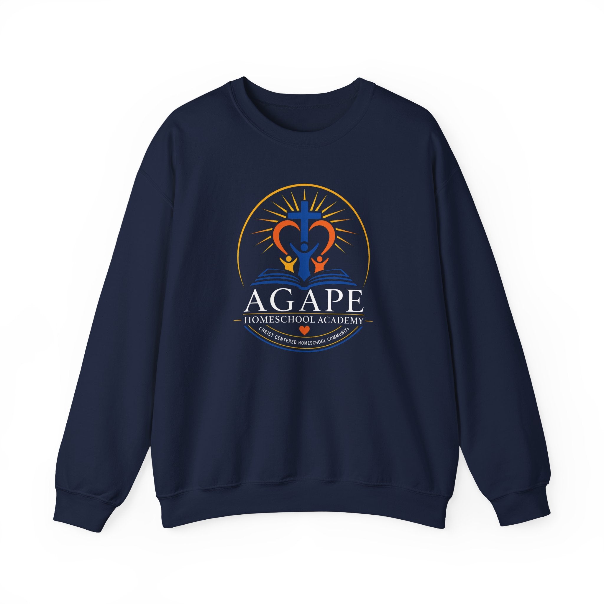 Lambs Agape Homeschool Academy Logo Sweatshirt