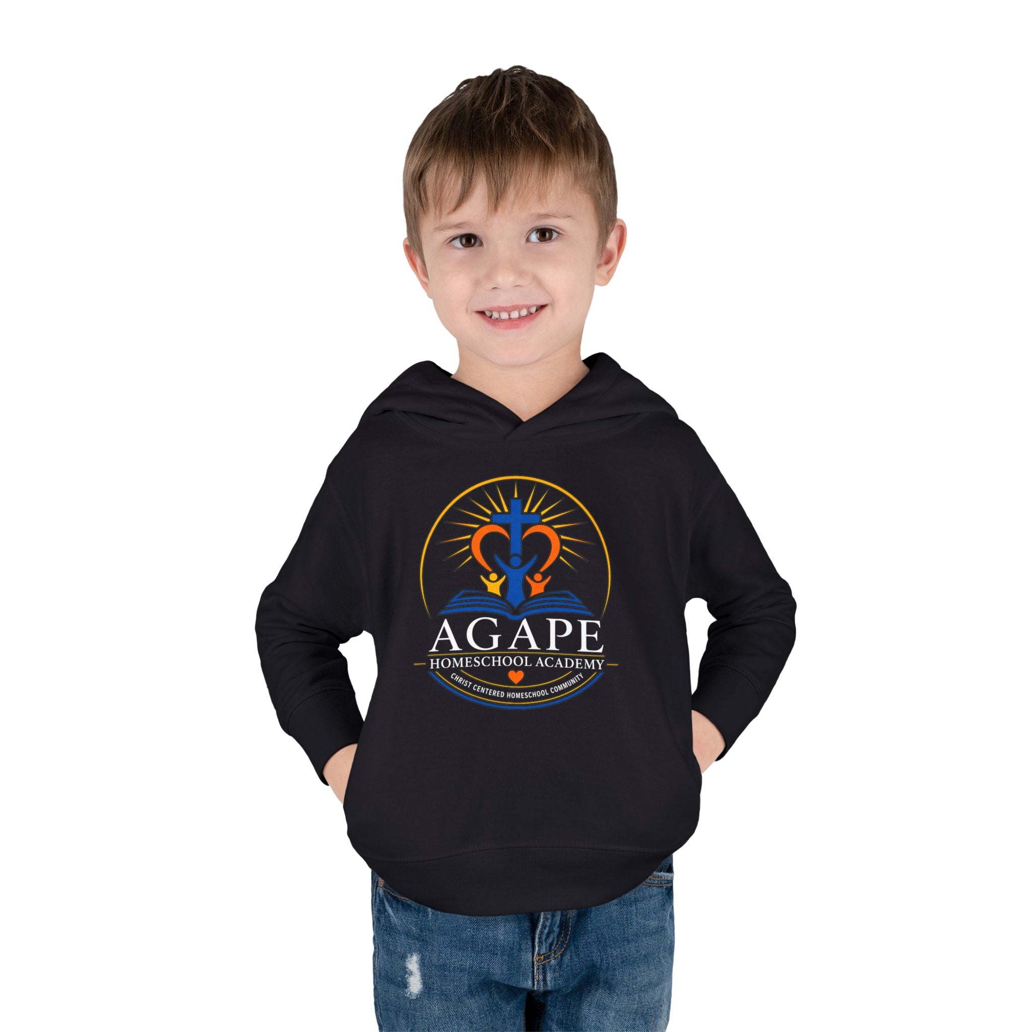 Tots Agape Homeschool Academy Logo Pullover Hoodie