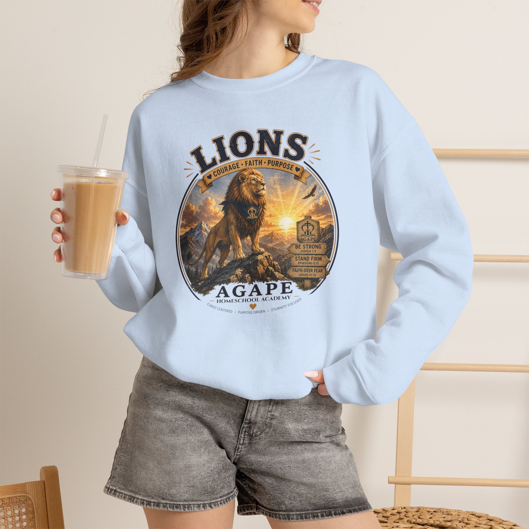 Lions Agape Homeschool Academy Sweatshirt
