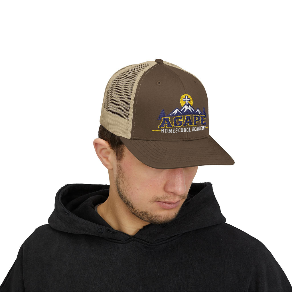 Agape Homeschool Academy Mountain Trucker Hat