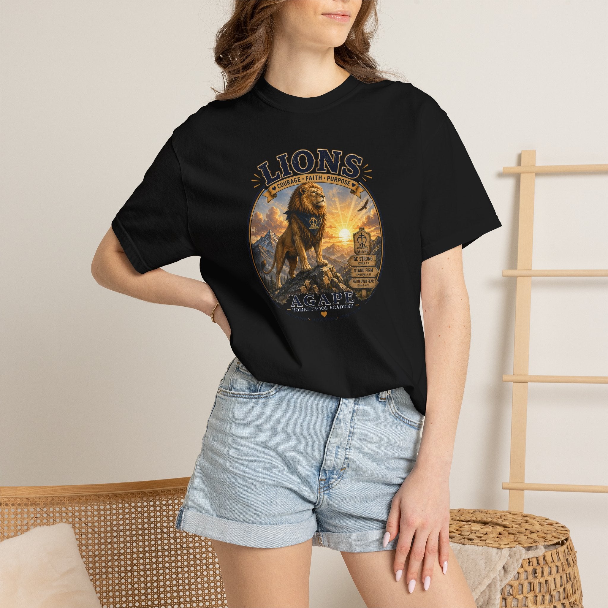 Lions Agape Homeschool Academy Tee