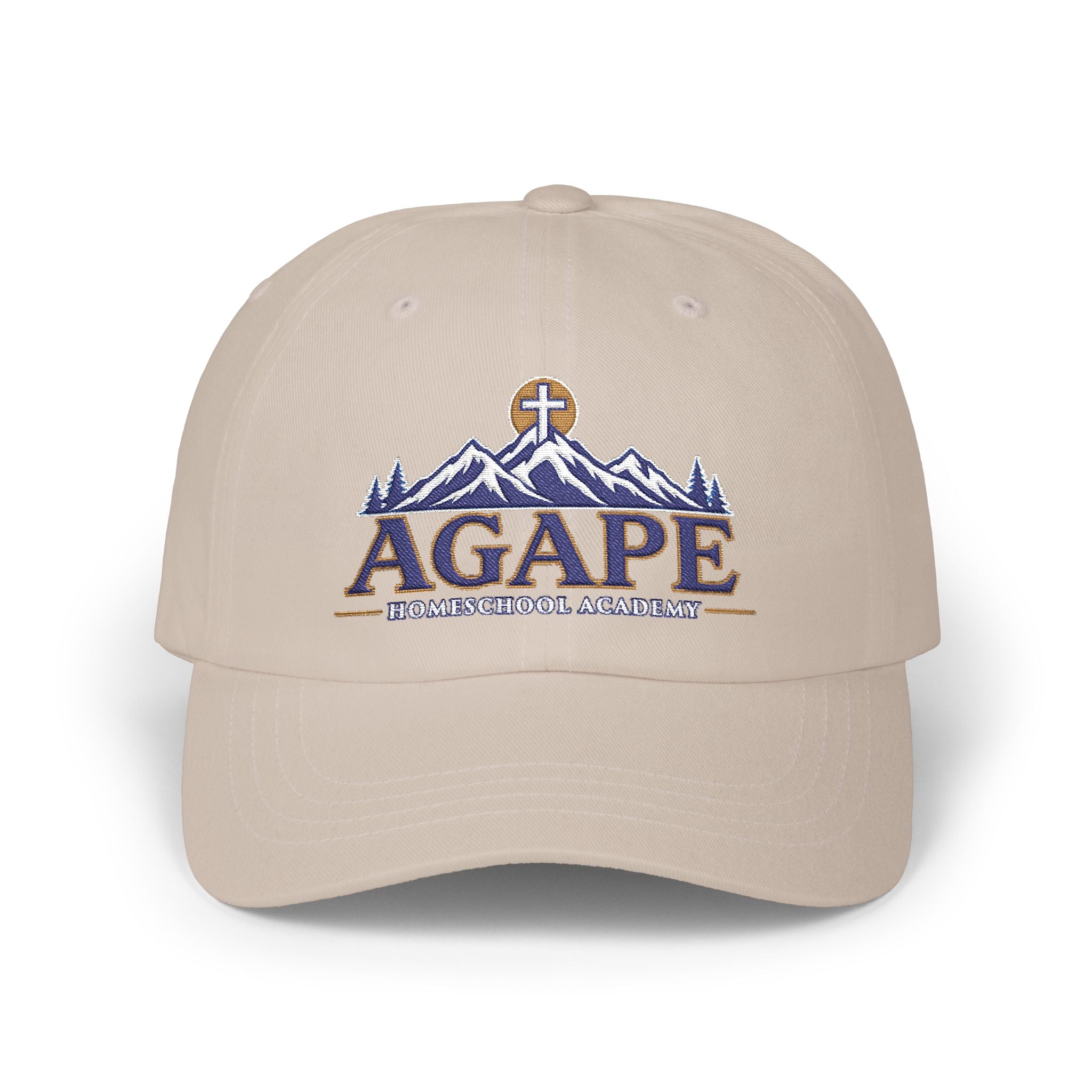 Agape Homeschool Academy Embroidered Mountain Dad Hat