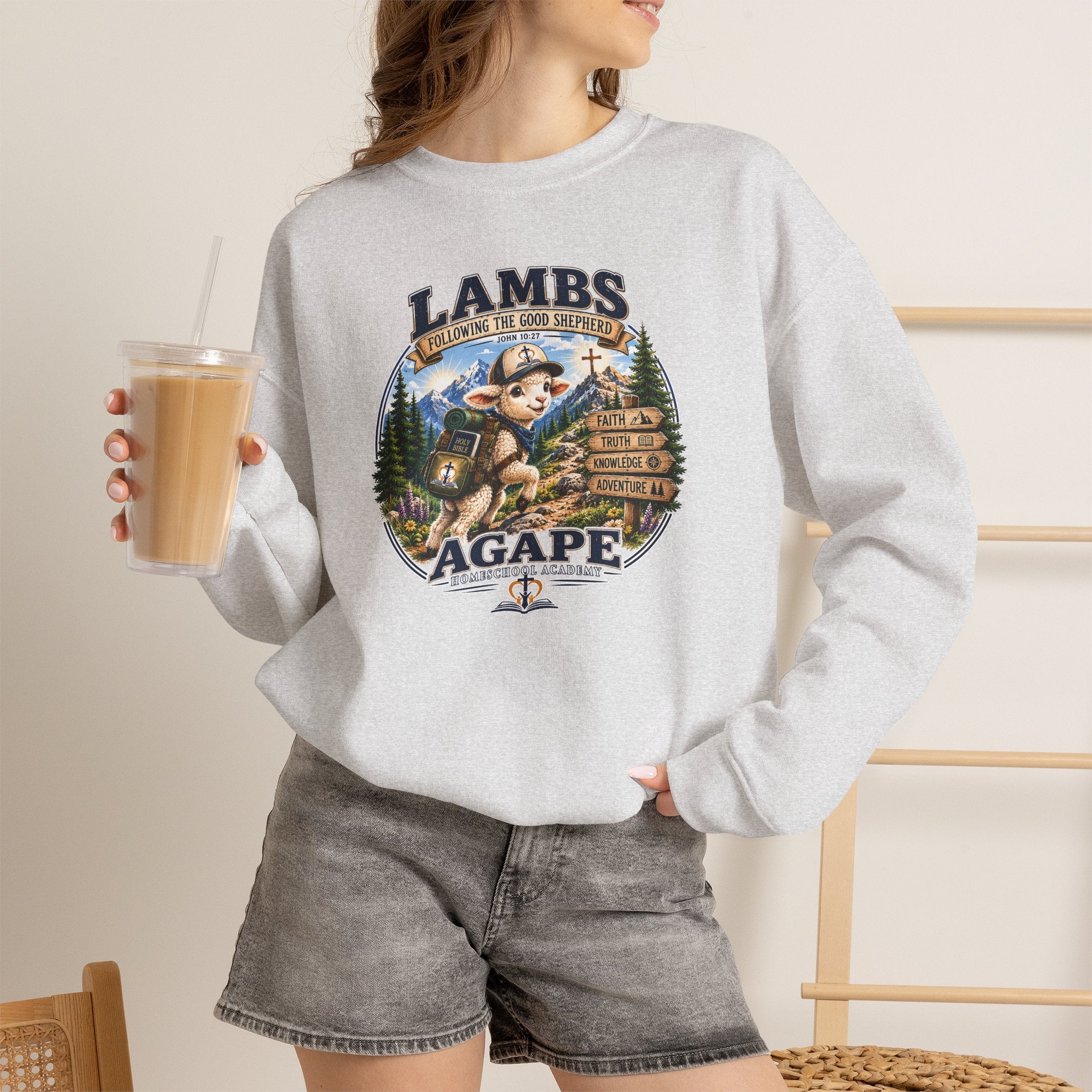 Lambs Agape Homeschool Academy Sweatshirt