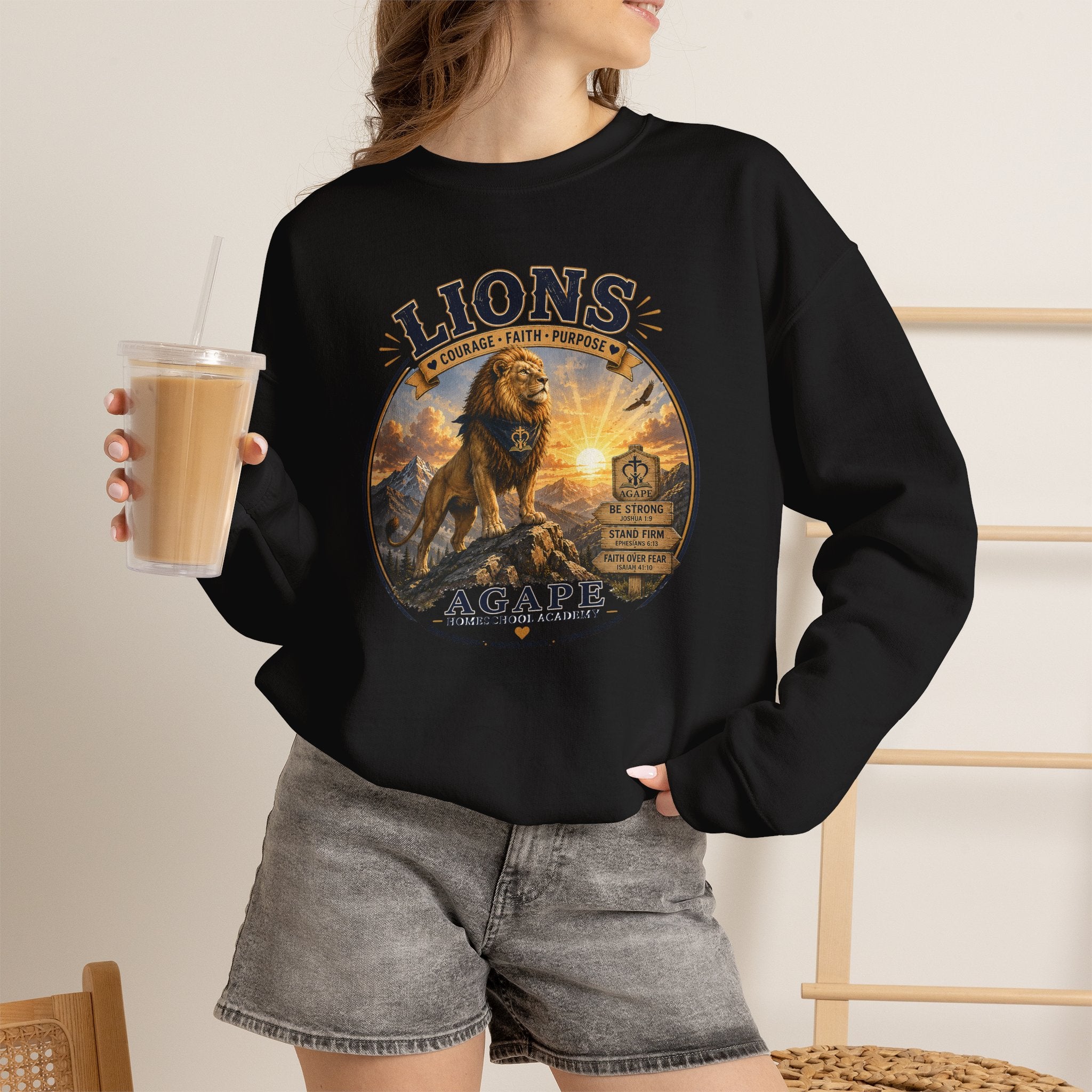 Lions Agape Homeschool Academy Sweatshirt