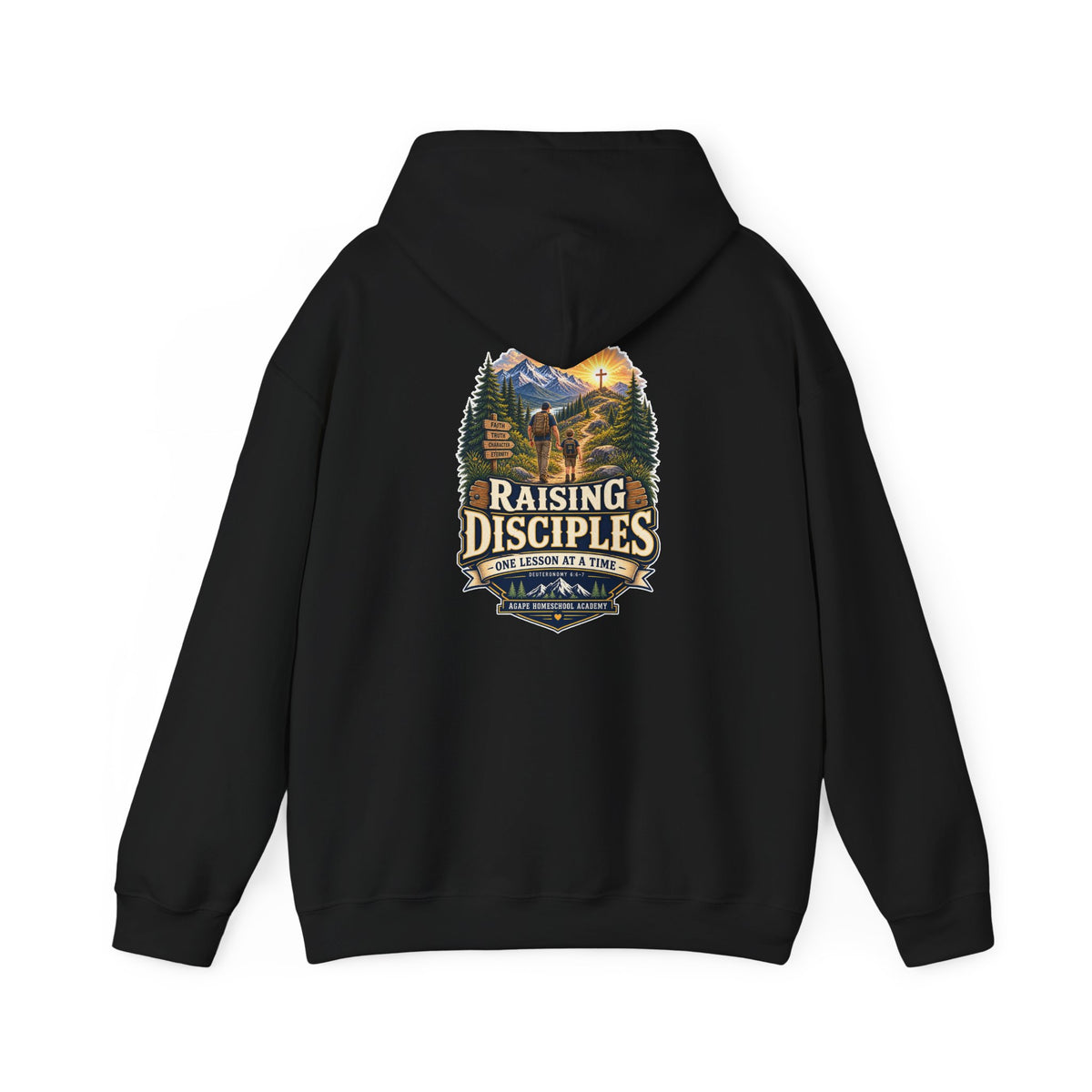 Men's Agape Homeschool Raising Disciples Pullover Hoodie